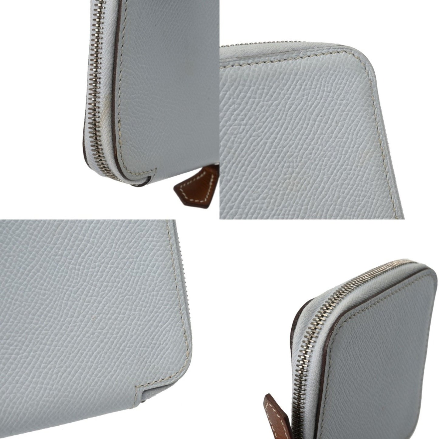 Hermes Azap Compact Mini Bleu Brume Y Stamp (Circa 2020)