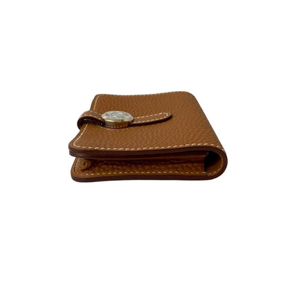 Hermes Dogon Taurillon Clemence Leather Wallet/Coin Purse