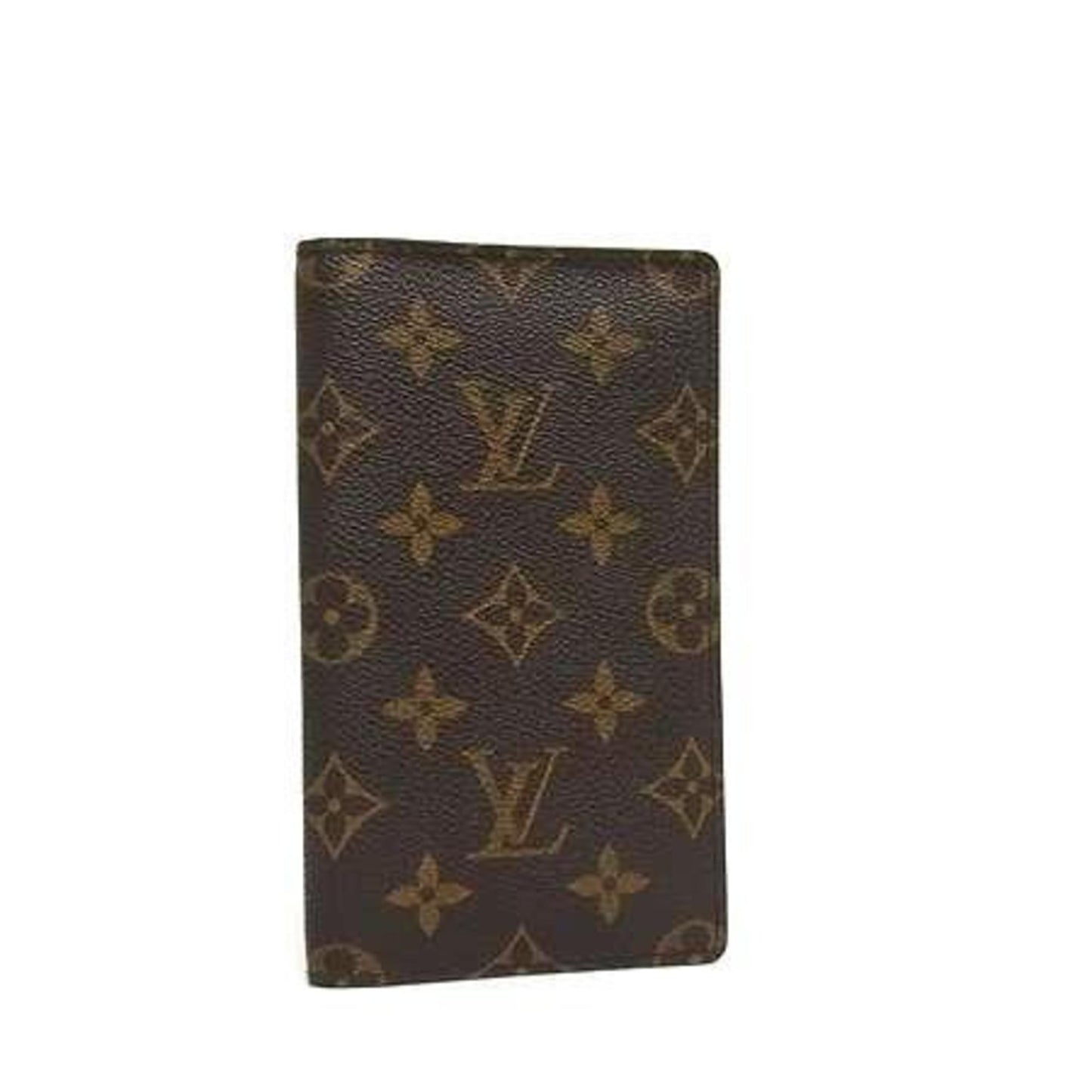 Louis Vuitton Monogram Agenda Poche Planner Cover R20503 Brown Leather