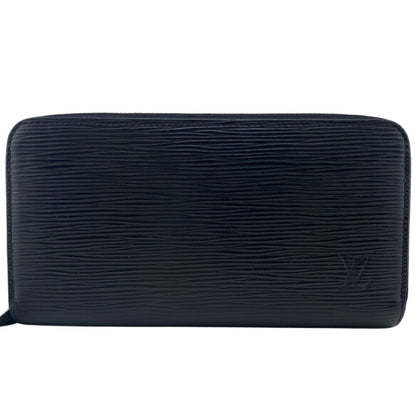 Louis Vuitton M61857 Zippy Wallet Round Long Black