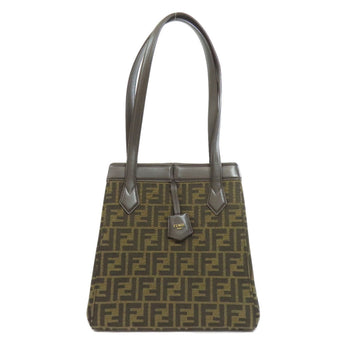 Fendi Origami Medium Zucca Print Canvas Tote Bag