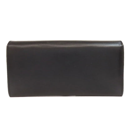 Salvatore Ferragamo Gancini Hardware Long Leather Wallet
