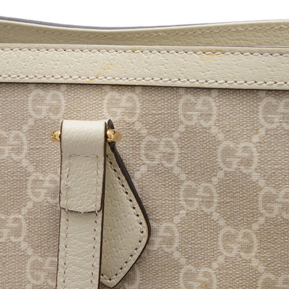 Gucci Gg Supreme Off-White Large Tote Bag Beige 631685