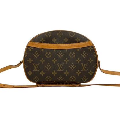 Louis Vuitton Vintage Blois Monogram Leather Shoulder Bag/Pochette Brown 62775
