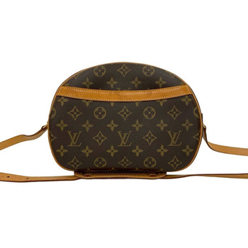 Louis Vuitton Vintage Blois Monogram Leather Shoulder Bag/Pochette Brown 62775