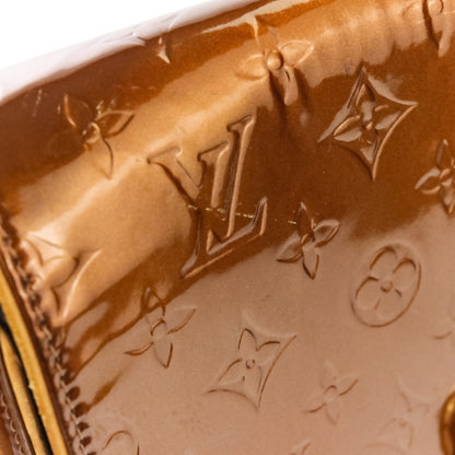 Louis Vuitton Vernis Christy Gm Shoulder Bag M91107 Brown