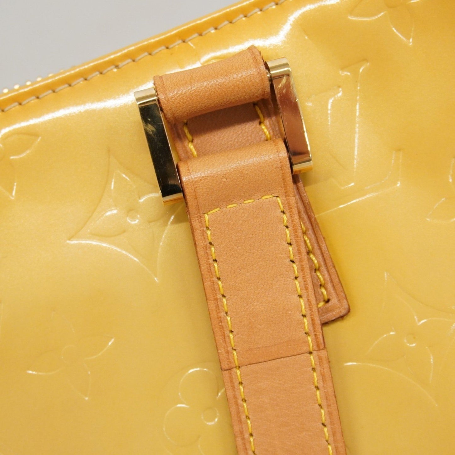 Louis Vuitton Vernis Columbus Tote Bag M91023 Beige