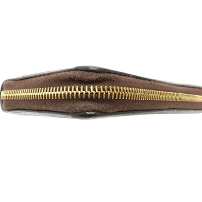 Gucci Gucci Long Wallet 523154 Ophidia Zip Around Gg Supreme Canvas Beige Ebony 181217