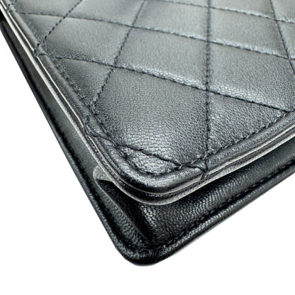 Chanel Chain Shoulder Bag As0584 Black Goatskin Leather 30S 2021