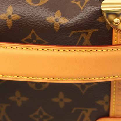 Louis Vuitton Monogram Side Trunk Mm M46358 Brown 2-Way Bag