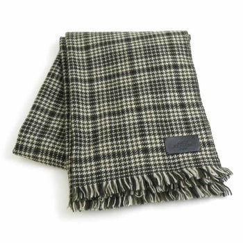 Hermes Hermes Scarf Cashmere Wool Khaki Beige Black