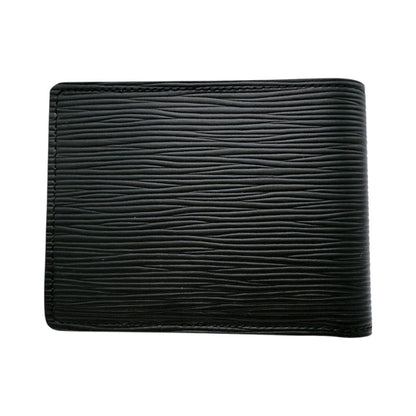 Louis Vuitton Louis Vuitton Bi-Fold Wallet Epi Portefeuille Multiple Leather M60662 Black
