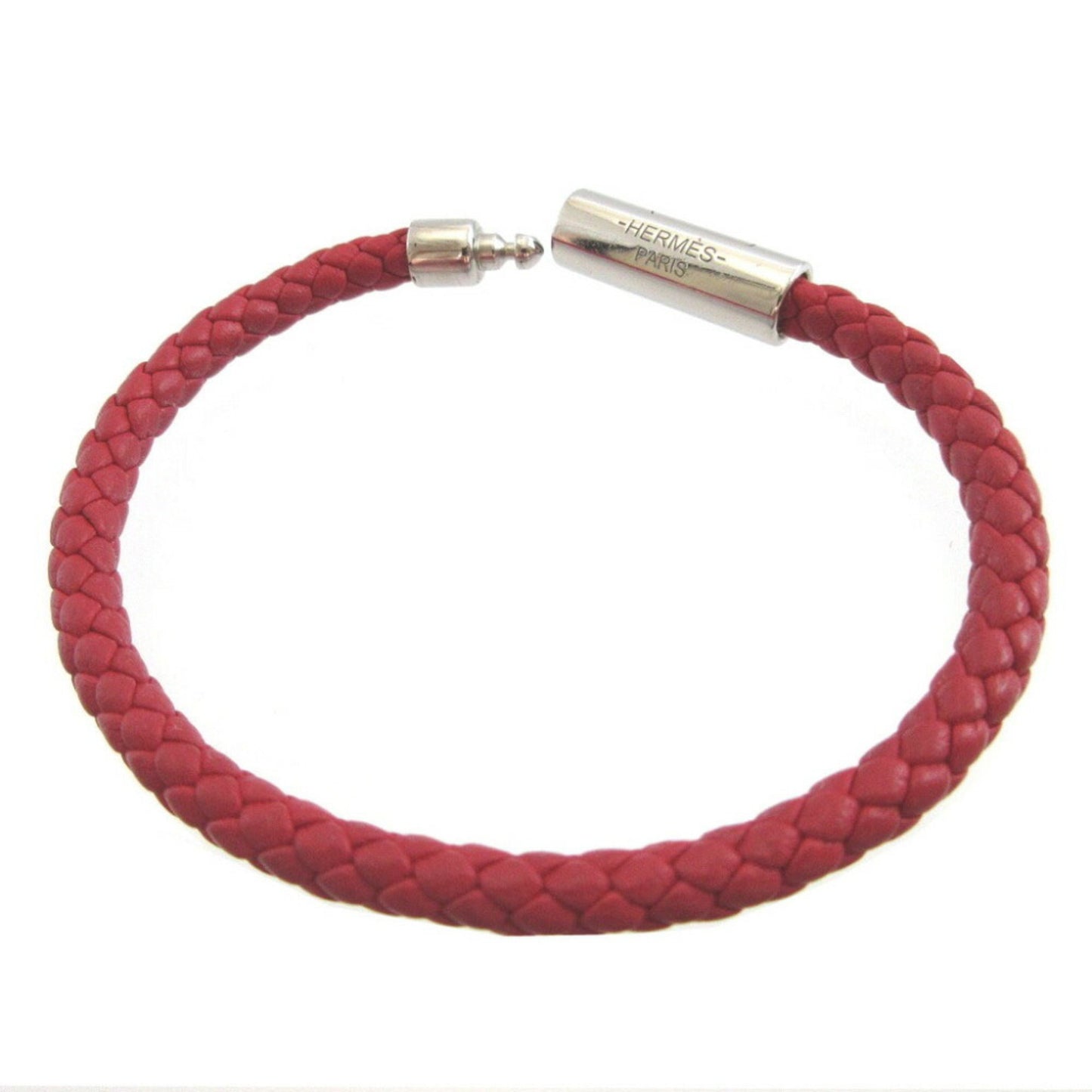 Hermes Goliath Leather Red Bracelet 0831Hermes
