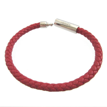 Hermes Goliath Leather Red Bracelet 0831Hermes