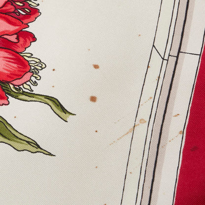 Hermes Herms Carr 90 "Quai Aux Fleurs" Flowering Coast Scarf