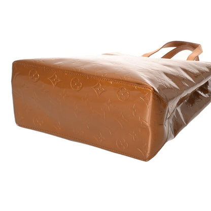 Louis Vuitton Monogram Vernis Reed Mm Bronze M91143 Women'S Handbag