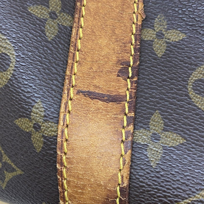 Louis Vuitton Monogram Keepall Bandouliere 55 Boston Bag M41414 Brown