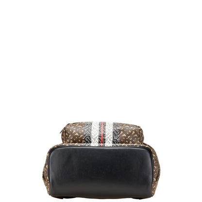 Burberry Tb Monogram Backpack Brown Leather