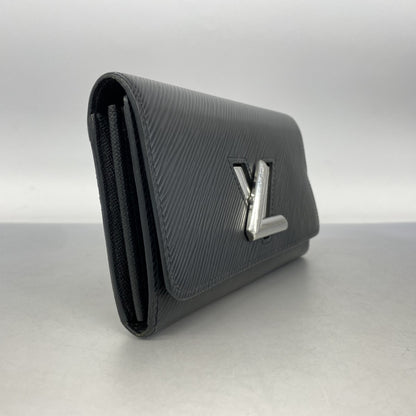 Louis Vuitton Epi Portefeuille Twist Long Wallet M68309 Noir