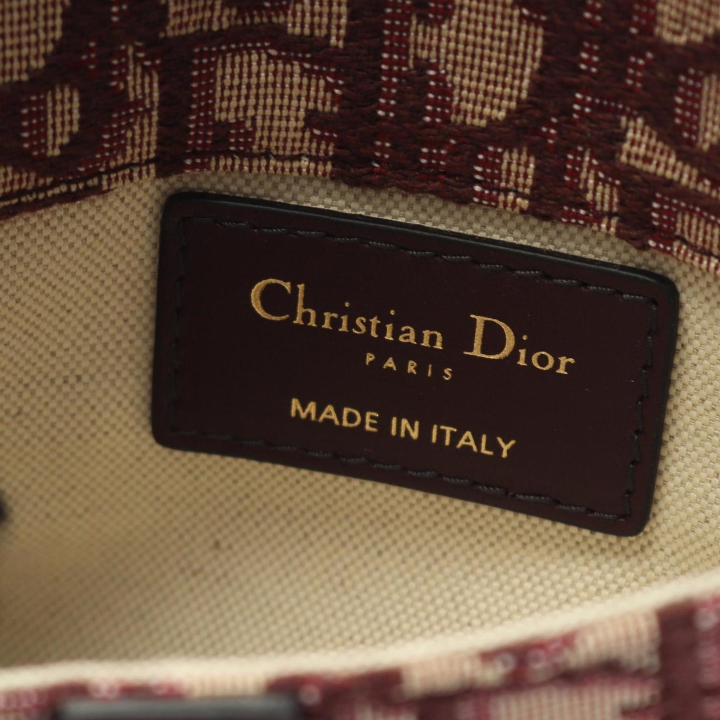 Christian Dior Dior Saddle Bag