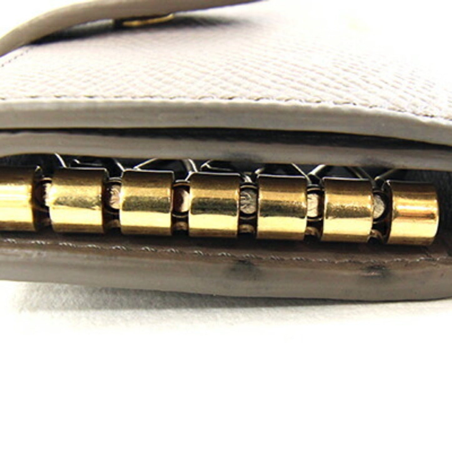 Celine Essential 6-Key Case 10J353Bru Greige Leather