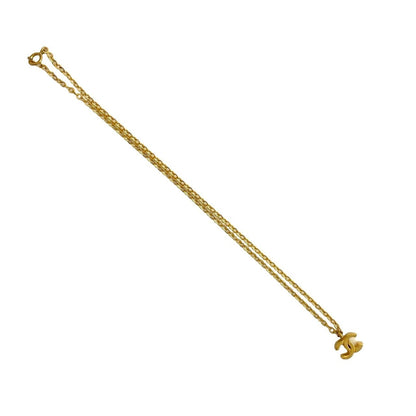 Chanel Vintage Coco Mark Motif Necklace Choker Pendant