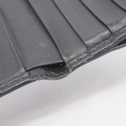 Gucci Wallet Guccissima 464916 Leather Black Champagne