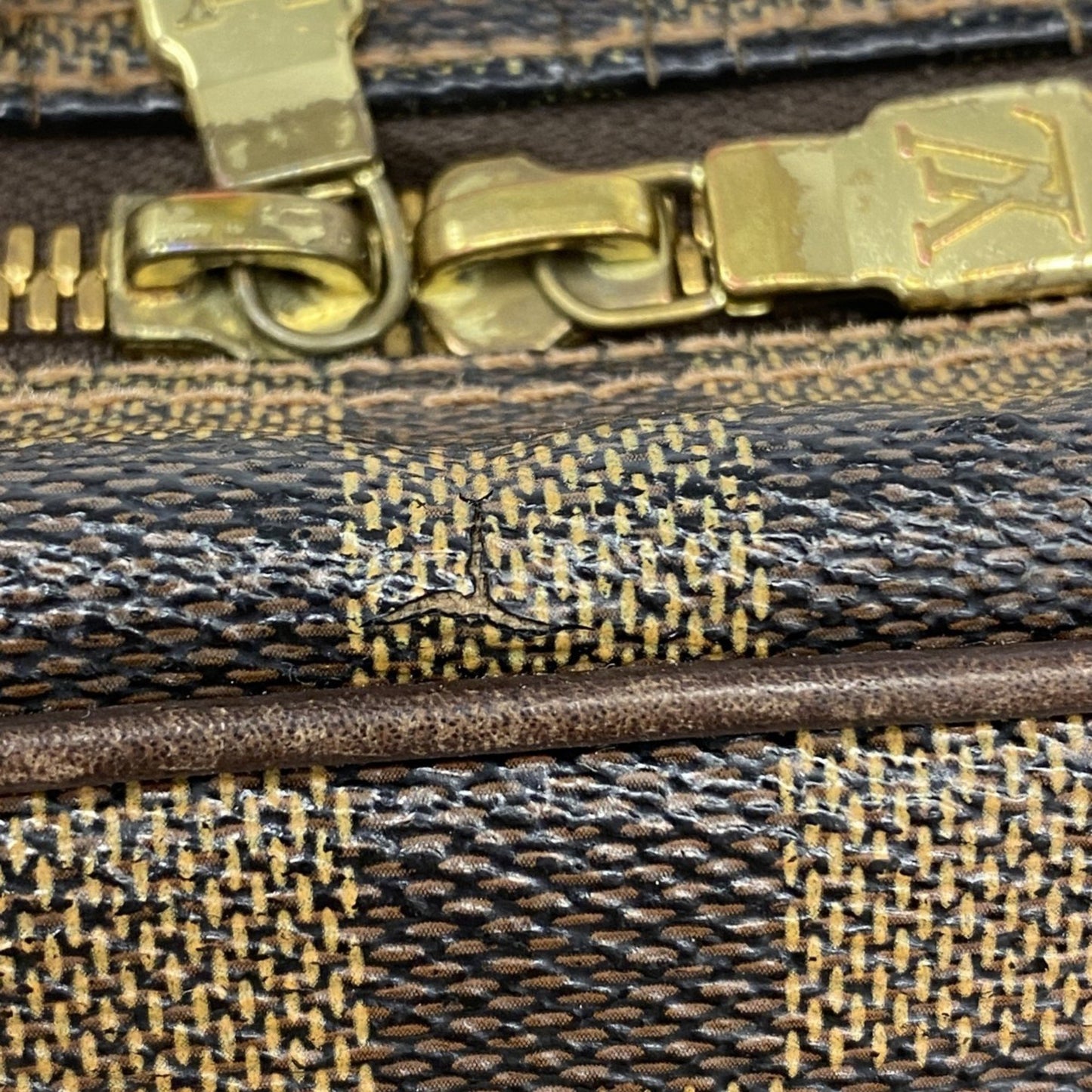 Louis Vuitton Damier Olaf Pm Shoulder Bag N41442 Ebene