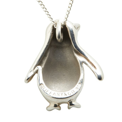 Tiffany & Co. Penguin Motif Necklace In 925 Sterling Silver