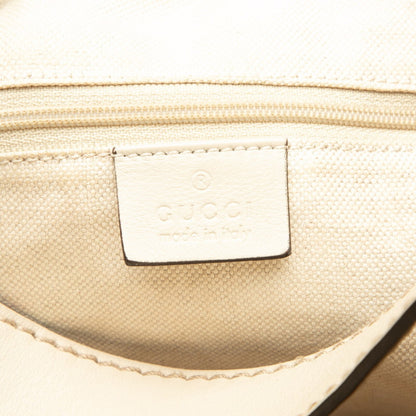 Gucci Guccissima One-Shoulder Bag 232955 Beige Ivory Leather