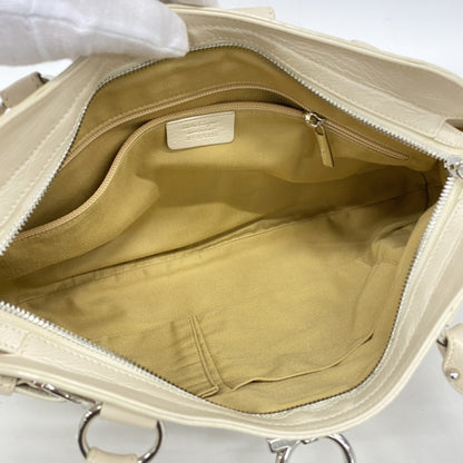 Salvatore Ferragamo Gancini Leather Handbag