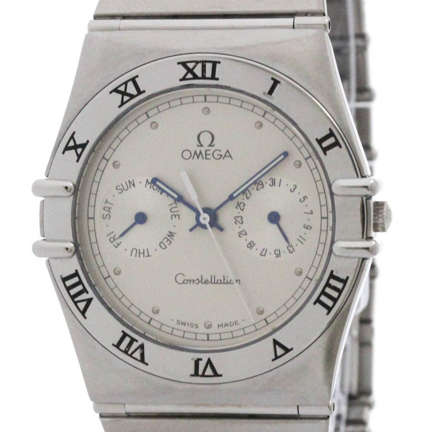 Omega Constellation Day Date Steel Quartz