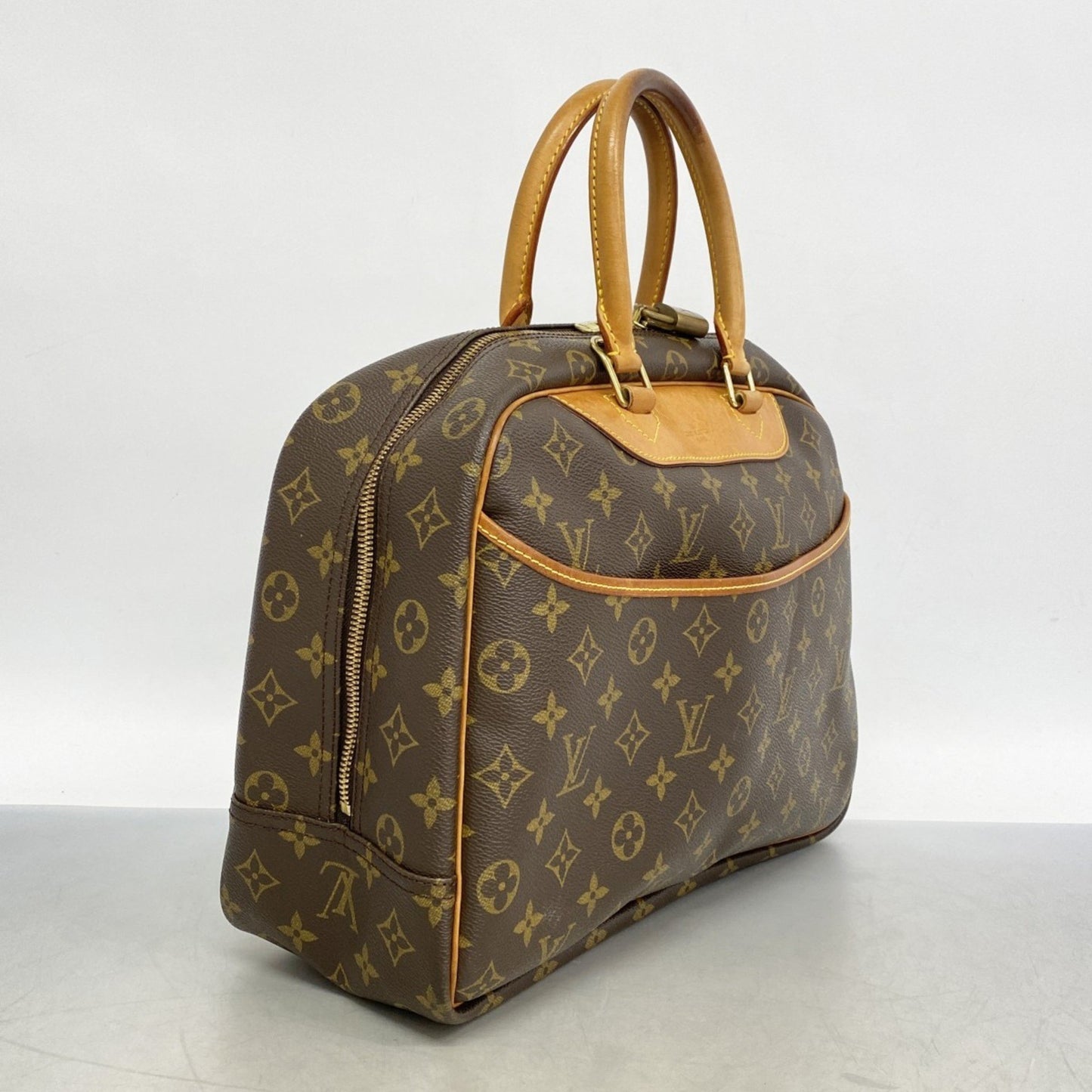Louis Vuitton Monogram Deauville Handbag M47270 Brown