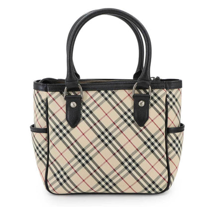 Burberry Nova Check Handbag In Canvas And Leather