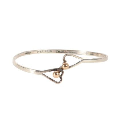 Tiffany&Co. Tiffany Heart Hook & Eye Bracelet Silver Ag925 K14