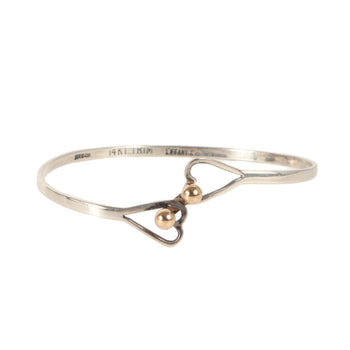 Tiffany&Co. Tiffany Heart Hook & Eye Bracelet Silver Ag925 K14