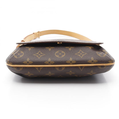Louis Vuitton Musette Salsa Short Strap Shoulder Bag Coated Canvas Leather Monogram