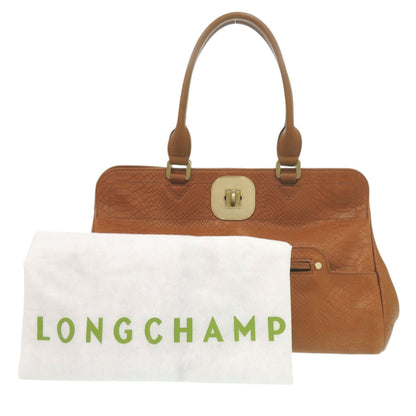 Longchamp Gaby Leather Brown Tote Bag 1526