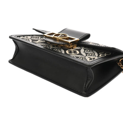 Louis Vuitton Jacquard Portefeuille Dauphine Black With Gold Hardware