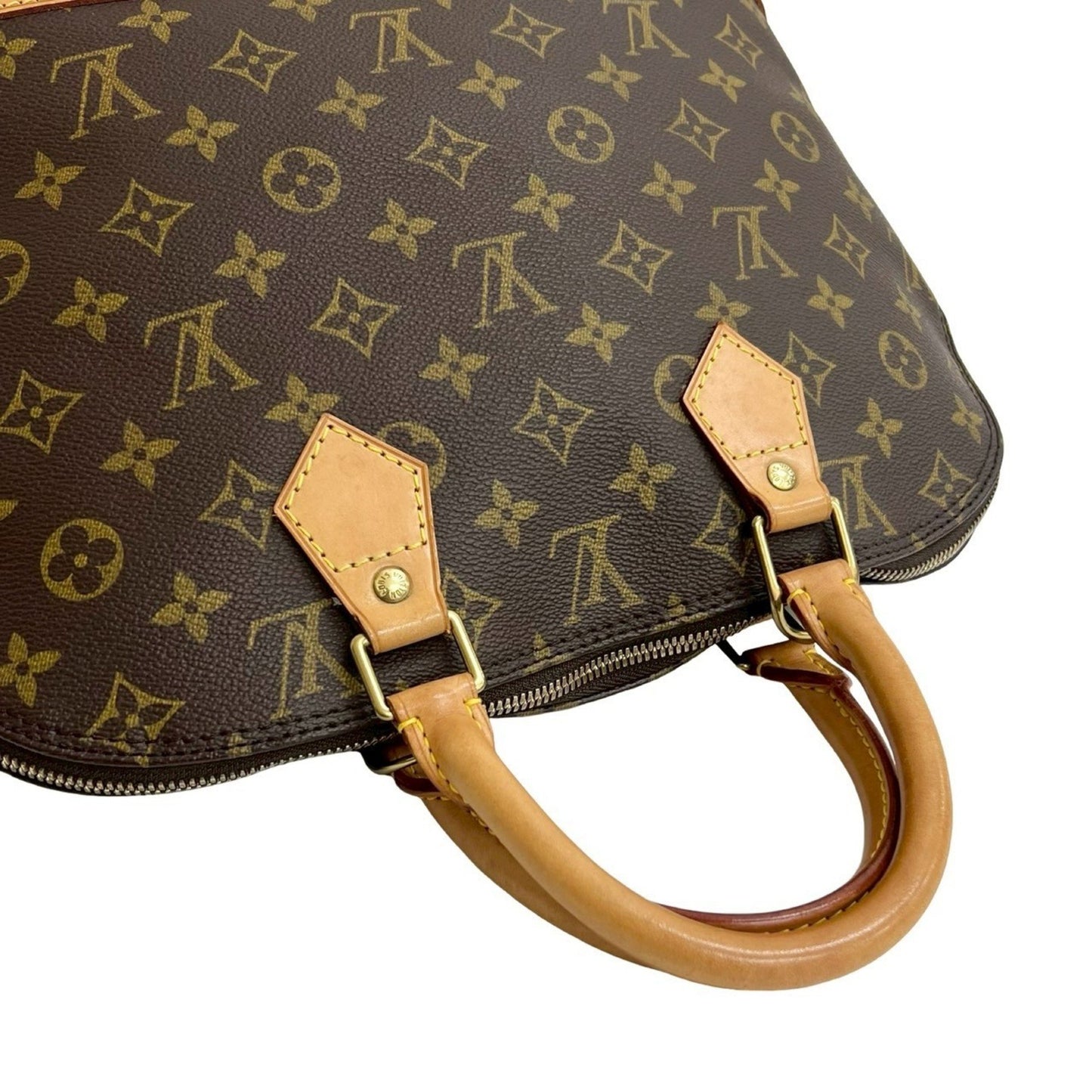 Louis Vuitton Vintage Alma Pm Monogram Leather Handbag/Mini Boston Bag