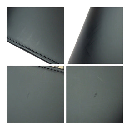 Burberry Nova Check Black Leather Tote Bag