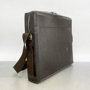 Louis Vuitton Monogram Glace Steve Shoulder Bag M46530 Cafe