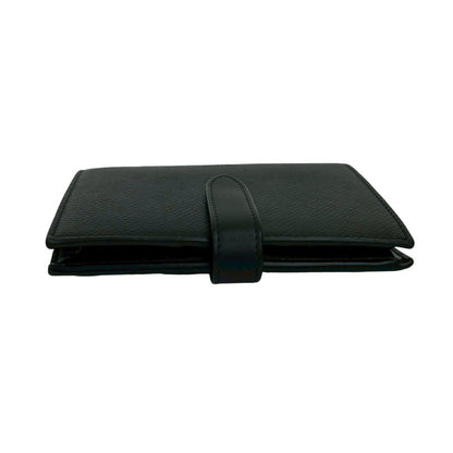 Celine Medium Strap Leather Compact Bifold Wallet With Coin Purse