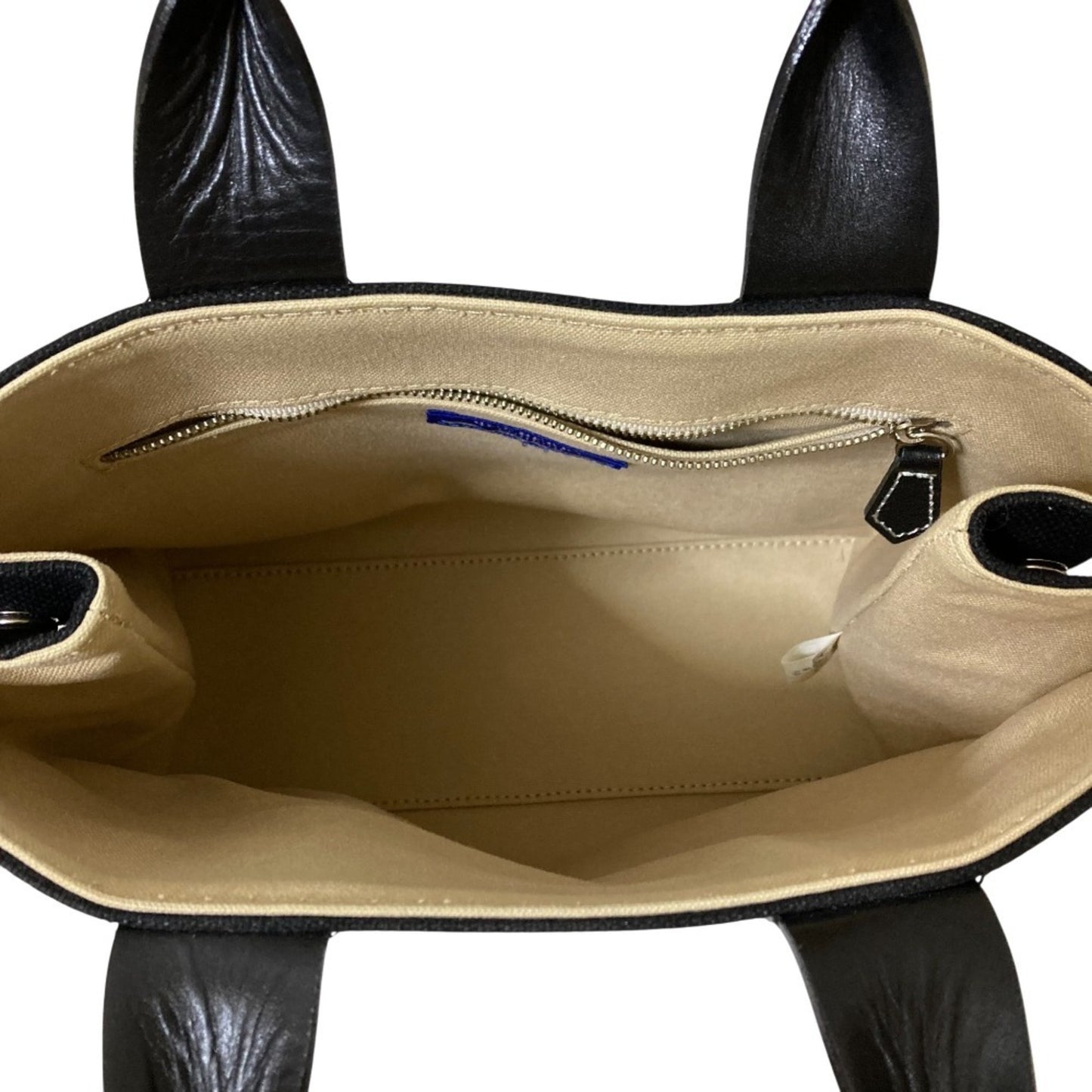 Burberry Blue Label Canvas Tote Bag Black