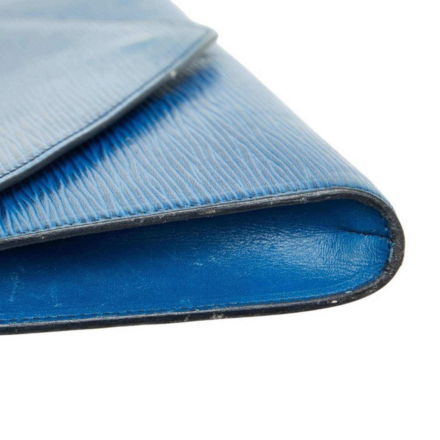 Louis Vuitton Epi Art Deco Clutch Bag M52635 Toledo Blue Leather