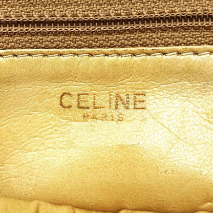 Celine Shoulder Bag Beige Leather