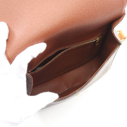 Louis Vuitton Saint-Cloud Gm Monogram Shoulder Bag Coated Canvas Leather