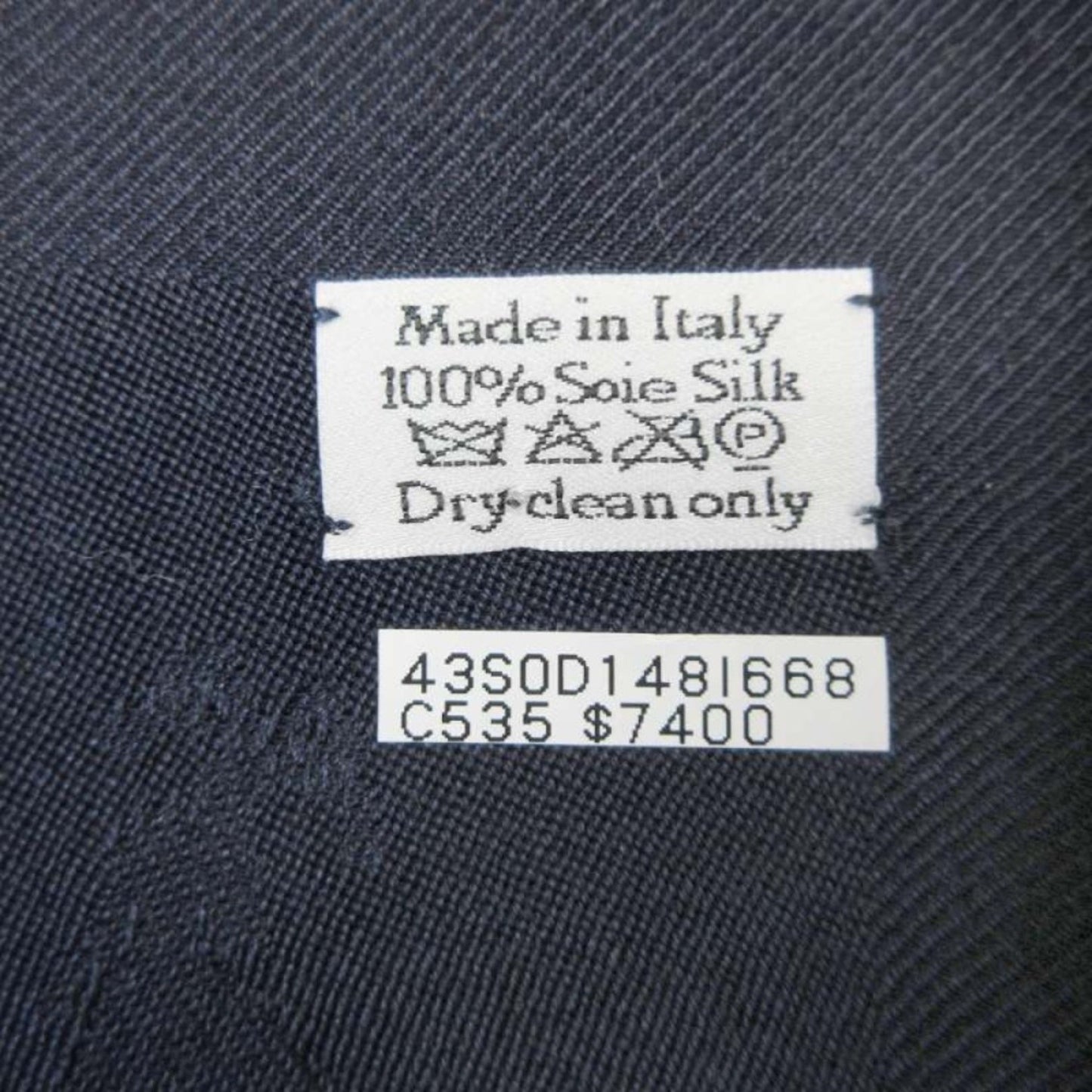 Christian Dior Dior Jacquard Logo Large Stole/Scarf Silk Shawl Gradient Scarf Wrap 140 X Blue