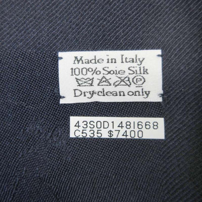 Christian Dior Dior Jacquard Logo Large Stole/Scarf Silk Shawl Gradient Scarf Wrap 140 X Blue