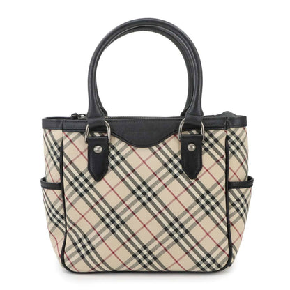 Burberry Nova Check Handbag In Canvas And Leather